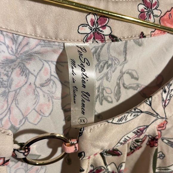 Women’s PerSeption Summer Short Sleeve Dress Top-3xl - Picture 3 of 4